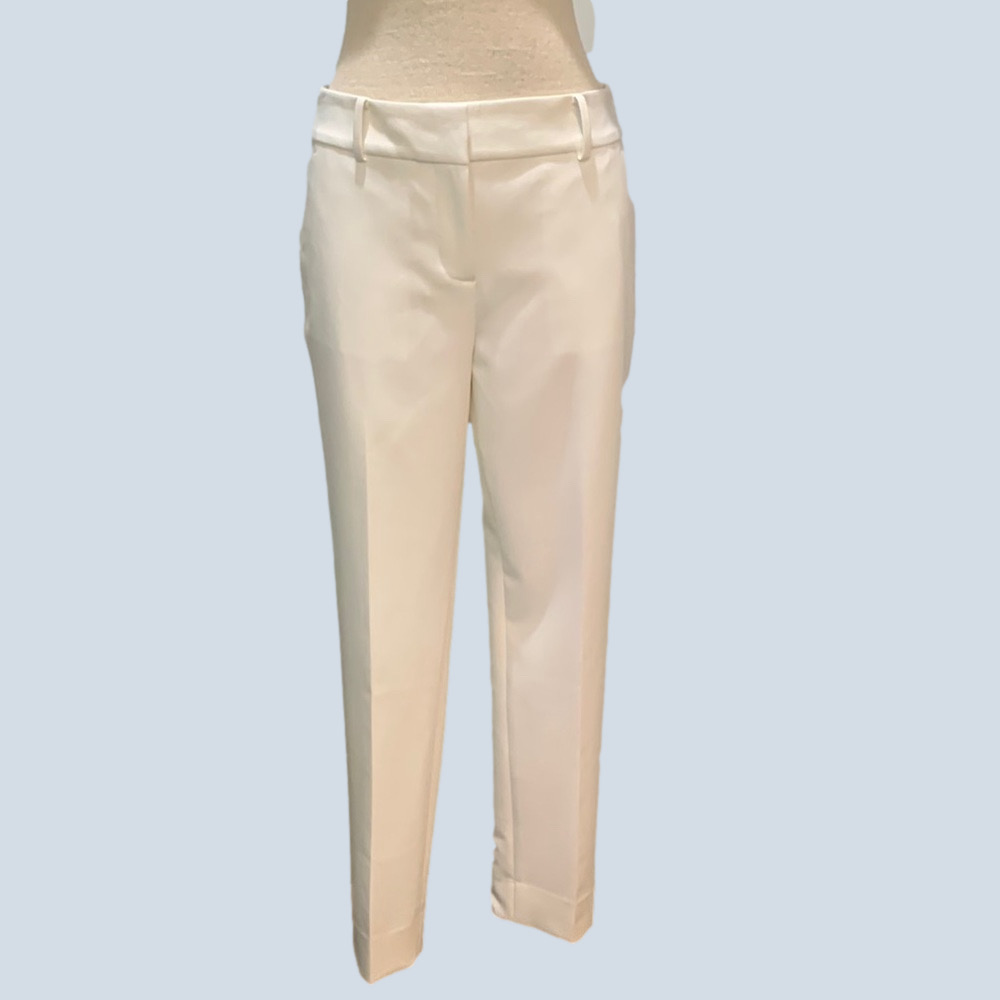 Talbots sz 4 white Hampshire Ankle Pants NWT